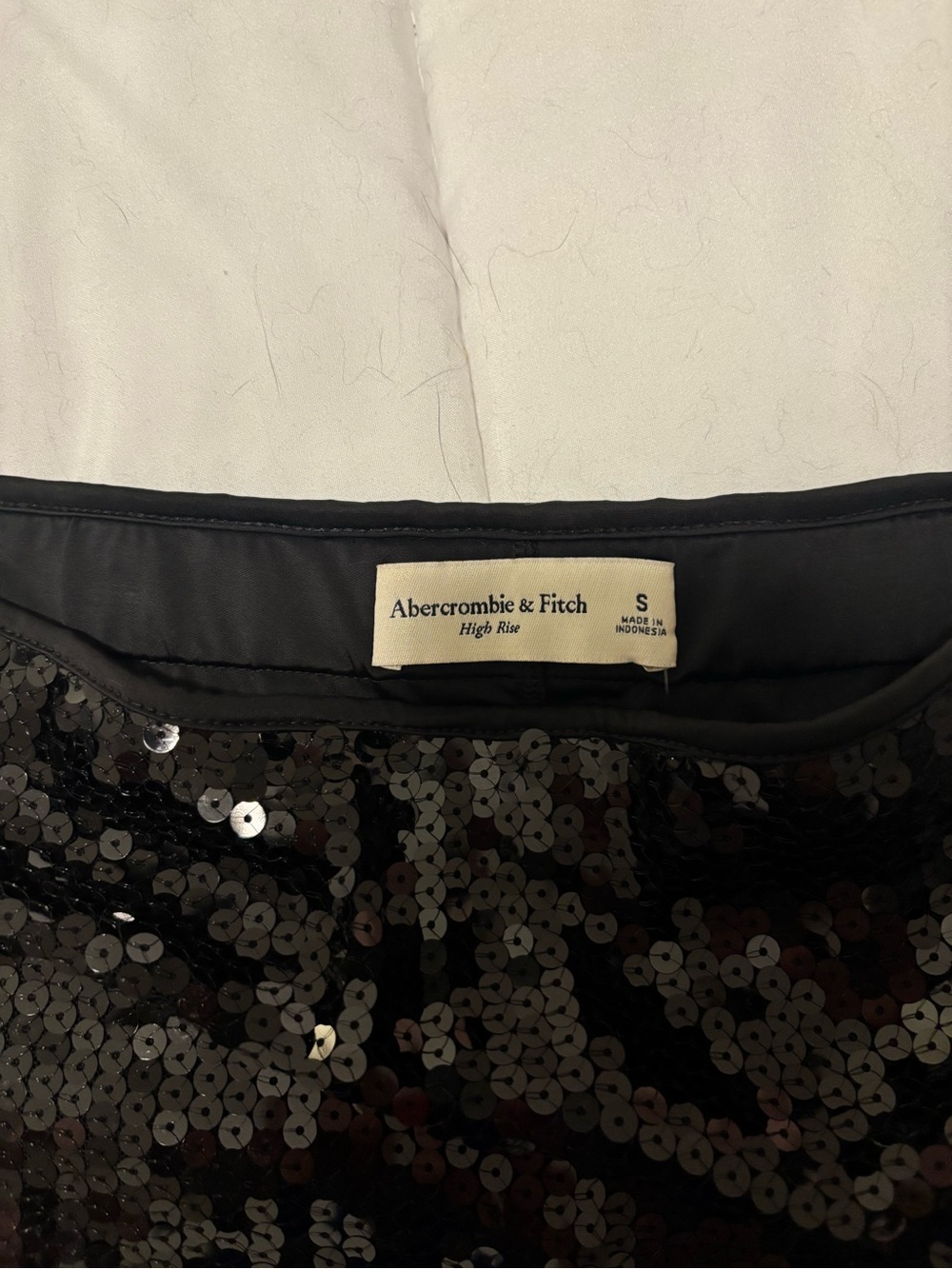 Abercrombie & Fitch Black Sequin Mini Skort - Picture 3 of 3